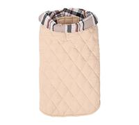 Dog Cold Weather Coats,Reversible Waterproof Windproof Dog Winter Coat | British Style Plaid Fleece Jacket Snowsuit With Harness Hole Cozy Vest Clothes For Dogs