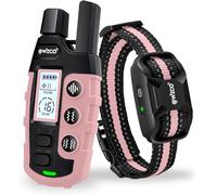 Dog Collar - 3300Ft Dog Training Collar with Remote for 5-120lbs Small Medium Large Dogs Rechargeable Waterproof e Collar with Beep (1-8), Vibration(1-16) (Pink)