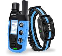 Dog Collar - 3300Ft Dog Training Collar with Remote for 5-120lbs Small Medium Large Dogs Rechargeable Waterproof e Collar with Beep (1-8), Vibration(1-16) (Light-Blue)