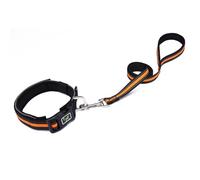 Dog Collar Adjustable And Reflective Pet Personalized Unisex Waterproof Collars For Large Collar Night Walking