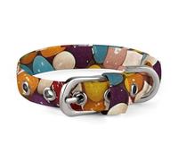 Dog Collar,Assorted Jelly Beans Printed Pet Collar, Adjustable Pet Collars Suitable for Small and Medium Dogs,Cats