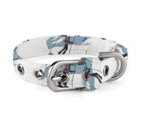 Dog Collar Breakaway Adjustable Dog Cat Collars Cute Pet Collar Valentines Personalized Skiing Theme Printed Dog Collars for Medium Small Dogs