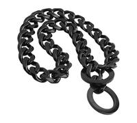 Dog Collar Choker,34 Inch Dog Training Chain Collar | Stylish Stainless Heavy Duty Chain Fits 30in Neck for Small Large Breed Nighttime Safety Behavior Correction Puppy
