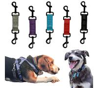 Dog Collar Clip, Safety Lead, Clip, Prong Collar, Backup Dog Harness to Collar, Safety Clip, 5 Pieces, Double End Connector, Reversing Clasp