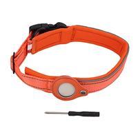 Dog Collar - Collar for Small Dogs - Premium Neoprene and Durable Nylon - Anti-Lost Reflective - with Heavy Duty Buckle Metal Clip Ring - Tracking - for (L Size)