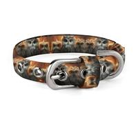 Dog Collar Cute Puppy Collars Cute Owl Dog Collars for Medium Dogs Small Dog Collar Soft Cat Collar Pet Collar with Adjustable Buckle 7.9~10.4 Inches