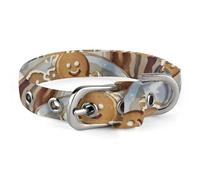 Dog Collar Cute Puppy Collars Leisurely Afternoon Tea Dog Collars for Medium Dogs Small Dog Collar Soft Cat Collar Pet Collar with Adjustable Buckle 7.9~10.4 Inches