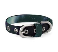Dog Collar Cute Puppy Collars Polar Bears Northern Lights Dog Collars for Medium Dogs Small Dog Collar Soft Cat Collar Pet Collar with Adjustable Buckle 7.9~10.4 Inches