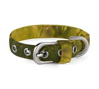 Dog Collar Cute Puppy Collars Puppy Crossing The Grass Dog Collars for Medium Dogs Small Dog Collar Soft Cat Collar Pet Collar with Adjustable Buckle 7.9~10.4 Inches