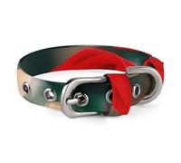 Dog Collar Cute Puppy Collars Santa Claus Has A Charming Smile Dog Collars for Medium Dogs Small Dog Collar Soft Cat Collar Pet Collar with Adjustable Buckle 7.9~10.4 Inches