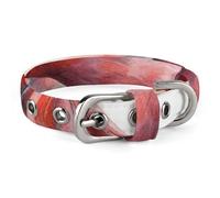 Dog Collar Cute Puppy Collars Watercolor Flamingo Dog Collars for Medium Dogs Small Dog Collar Soft Cat Collar Pet Collar with Adjustable Buckle 7.9~10.4 Inches