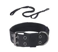 Dog Collar For Large Dogs,Adjustable Thick Pet Traction Accessories With Leashes | Heavy Duty Large Dog Nylon Collar | For Camping, Exercise, Walking And Al Ai Activities
