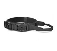 Dog Collar for Medium to Large Dogs - Tactical Adjustable Design with Metal Buckle and Anti-Impact Hand Grip - Integrated Accessories
