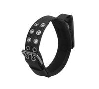 Dog Collar - Heavy-Duty Dog Collar for Small Dogs, Medium and Large - Eco-Friendly Natural Fabric - Durable and Skin-Friendly - Soft Dog Collar for All Breeds,Black-Large