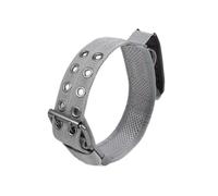 Dog Collar - Heavy-Duty Dog Collar for Small Dogs, Medium and Large - Eco-Friendly Natural Fabric - Durable and Skin-Friendly - Soft Dog Collar for All Breeds,Grey-XLarge