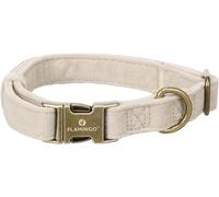 Dog Collar Janka Beige M 40-55cm 20mm