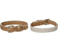 Dog Collar Lara Beige M 38-48cm 25mm