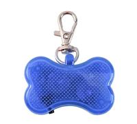 Dog Collar Light,Bone Shape Colorful Clip-On Pet Lights for Collars,Cat Dog Collar Lights Led for the Dark,Waterproof Safety Puppy Light for Night Walking with 3 Flashing Modes (blue)