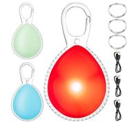 Dog Collar Light - USB Rechargeable Dog Collar Charm | 3Pieces Flashlight Harness For Running Dark Conditions Safety Evening Walks Camping Early Morning Outdoor Activities