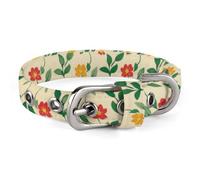 Dog Collar,Medieval Style Flowers Printed Pet Collar, Adjustable Pet Collars Suitable for Small and Medium Dogs,Cats