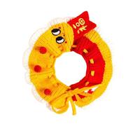 Dog Collar - New Year Puppy Bib | Cute Puppy Neck Decor | Knitted Pet Collar | Pet Collar Fabric Accessories | Aju Cat