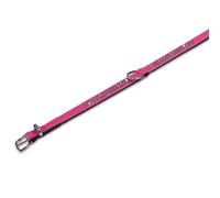 Nobby Crystal Double Row Collar, 47 cm, Fuchsia/ Black