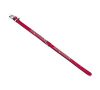 Nobby Dog Collar Crystal with Two Rows Swarovski Trim, 47 cm x 17/ 19 mm, Red
