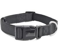 Dog Collar, Nylon Tactical Dog Collar Personalized Thick Soft And Adjustable Military Training Puppy(Black,S)