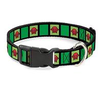 Dog Collar Plastic Clip Blues Clues Steves Stripe and Thinking Chair 13 to 17 Inches 1.5 Inch Wide