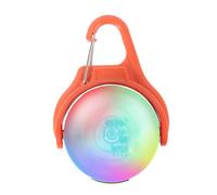 Dog Collar - Rechargeable LED Clip On Light for Dogs, Multicoloured Visibility Safe Night Walking | Bright Durable USB Running, Camping, Mountain Climbing, IPX8 Outdoor Pet Safety Ad
