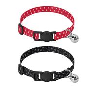 Dog Collar Release Buckle Male Dog Collars 2 Pcs White Bitcoin Sign Red Bitcoin Sign HODL Black
