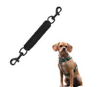 Dog Collar Safety Clip, Collar to Harness Safety Link with Dual Clasps Leash Connector, Handmade Backup Safety Strap Clip for Walking Running and Hiking Y11GXQAQJ