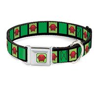 Dog Collar Seatbelt Buckle Blues Clues Steves Stripe and Thinking Chair 9.5 to 13 Inches 1.0 Inch Wide