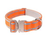 Dog Collar - Soft, Reflective, Neoprene Padded for Small Dogs, Adjustable in Baby - Valentines Day Dog Collars, Award-Winning America's ByT224 (Orange, 36x2.5cm)
