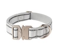 Dog Collar - Soft, Reflective, Neoprene Padded for Small Dogs, Adjustable in Baby - Valentines Day Dog Collars, Award-Winning America's ByT224 (Grey, 36x2.5cm)