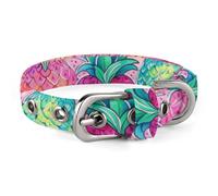 Dog Collar,Three Big Pineapples Printed Pet Collar, Adjustable Pet Collars Suitable for Small and Medium Dogs,Cats