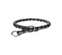 Dog collar - TRIXIE - CAVO round - Stop pulling - 25-31 cm - ø 12 mm - Ocean/graphite - Nylon - Buckle closure
