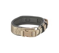 Dog Collar - TRIXIE - Extra Large - Sand/Graphite Grey - Premium Quality Accessory - Buckle