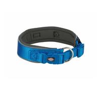 Dog Collar Trixie Premium Graphite Cobalt Blue S/M 33-42 cm - Brand: Trixie - EAN: 4053032658783
