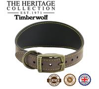 Dog Collar Whippet Greyhound Ancol Lurcher Bridle Leather Timberwolf Heritage