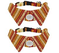 Dog Collar with Bow Tie, Adjustable Dog Formal Tuxedo Collar with Removable Shirt Collar, Cat Collars for Small Pets, Egypt Hieroglyphic