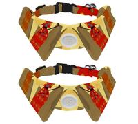Dog Collar with Bow Tie, Adjustable Dog Formal Tuxedo Collar with Removable Shirt Collar, Cat Collars for Small Pets, African Womens