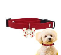 Dog Collar with Bowtie, Adjustable Dog Collar with Bowtie, Soft Cotton Dog Collar Bowtie for Pets, Stylish Kitten Collar Necklace for Dogs, Cats, and Kittens, Fashion Accessory