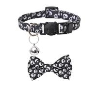 Dog Collar with Bowtie - Adjustable Dogs Cats Collars with Detachable Bowtie | Dogs Cats Costumes Accessories for Traveling, Photography, Home, Walking, Wedding