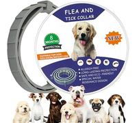 Dog Collar with Mild Essential Oils, Waterproof Dog Collar Helps Fend Off Skin Irritations, 16 Months Shielding, Comfortable Fit for Dogs 8 Weeks+