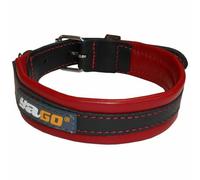 Dog collar Yago M Black/Red 34-43 cm Red/Black