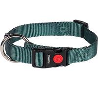 Dog Collar Ziggi Dark green M 40-55cm 20mm