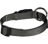 Dog Collar Ziggi Dark grey S 30-45cm 15mm