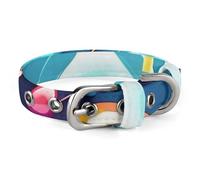 Dog Collars Abstract Science Chemistry Illustration 3D Adjustable Pet Collar for Small, Medium Cats Dogs