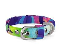 Dog Collars Colorful Octopus Adjustable Pet Collar for Small, Medium Cats Dogs